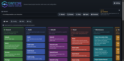 Synticore Website Compiler GUI